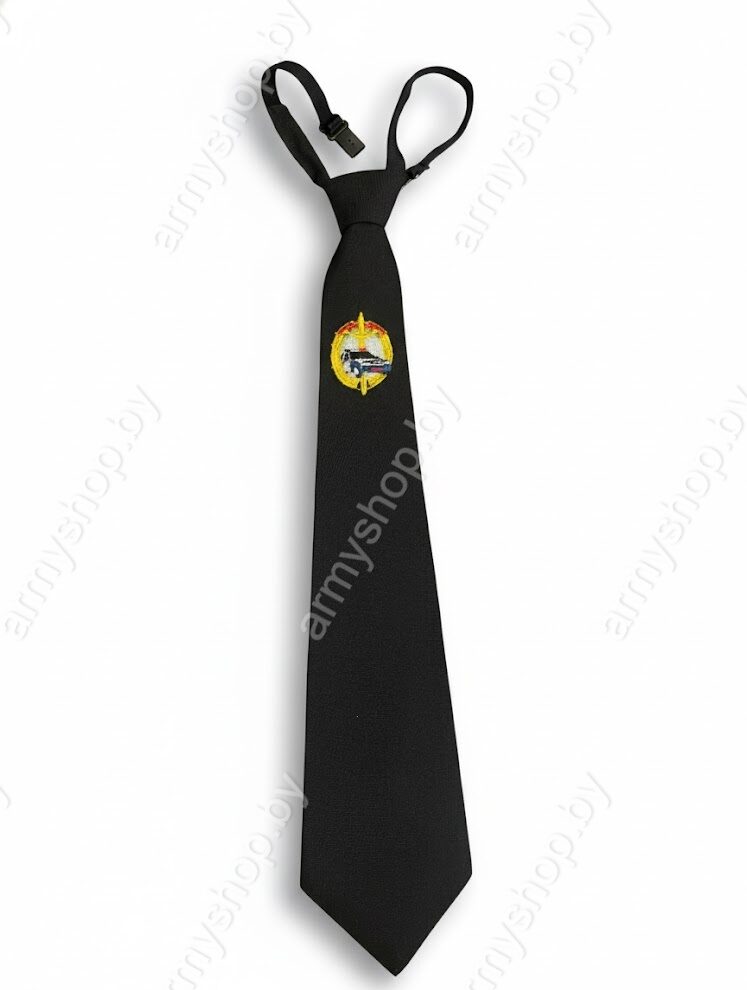 Галстук с вышивкой ГАИ РБ — Купить в Минске | ArmyShop.by