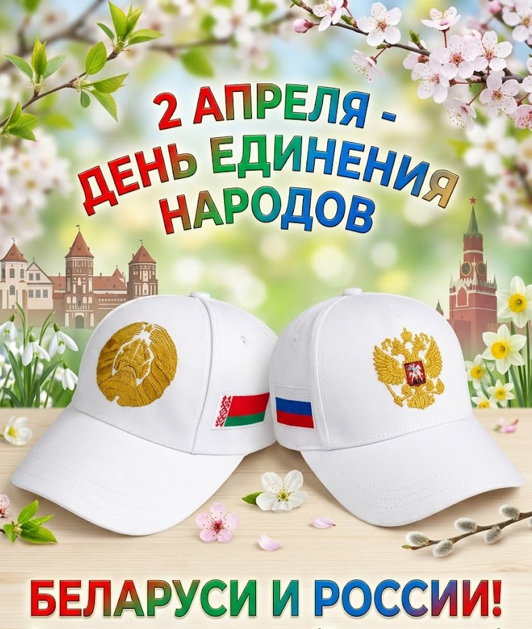 2 Апреля — День единения народов Беларуси и России! Отмечаем вместе! 🌸 photo 2026 03 30 11 50 19